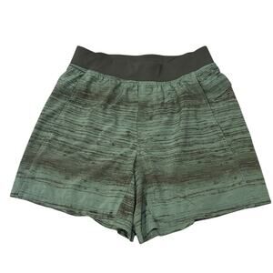 Lululemon Green Static Drift Surge Shorts Unlined Men's Medium 29x6"